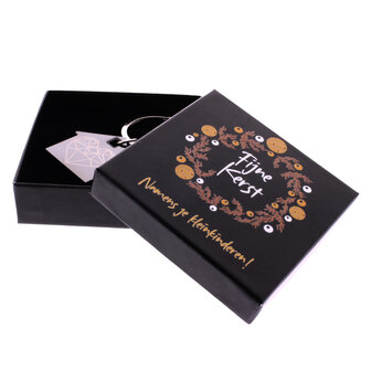 Gift box met bedrukking, fijne kerst model 1