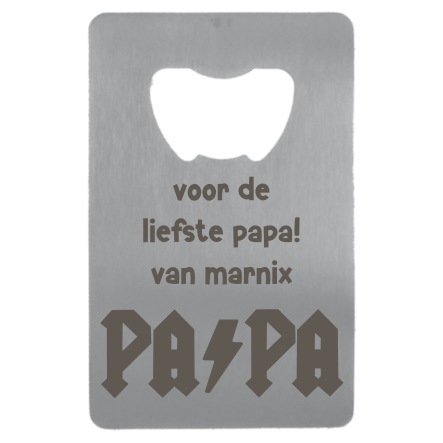 Flesopener RVS XL - Papa uitvoering 4