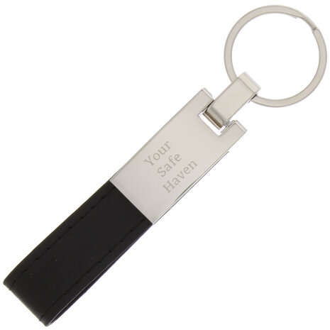 Sleutelhanger black line rectangle 5