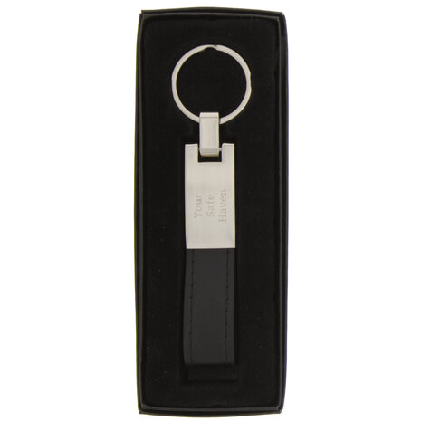 Sleutelhanger black line rectangle 5